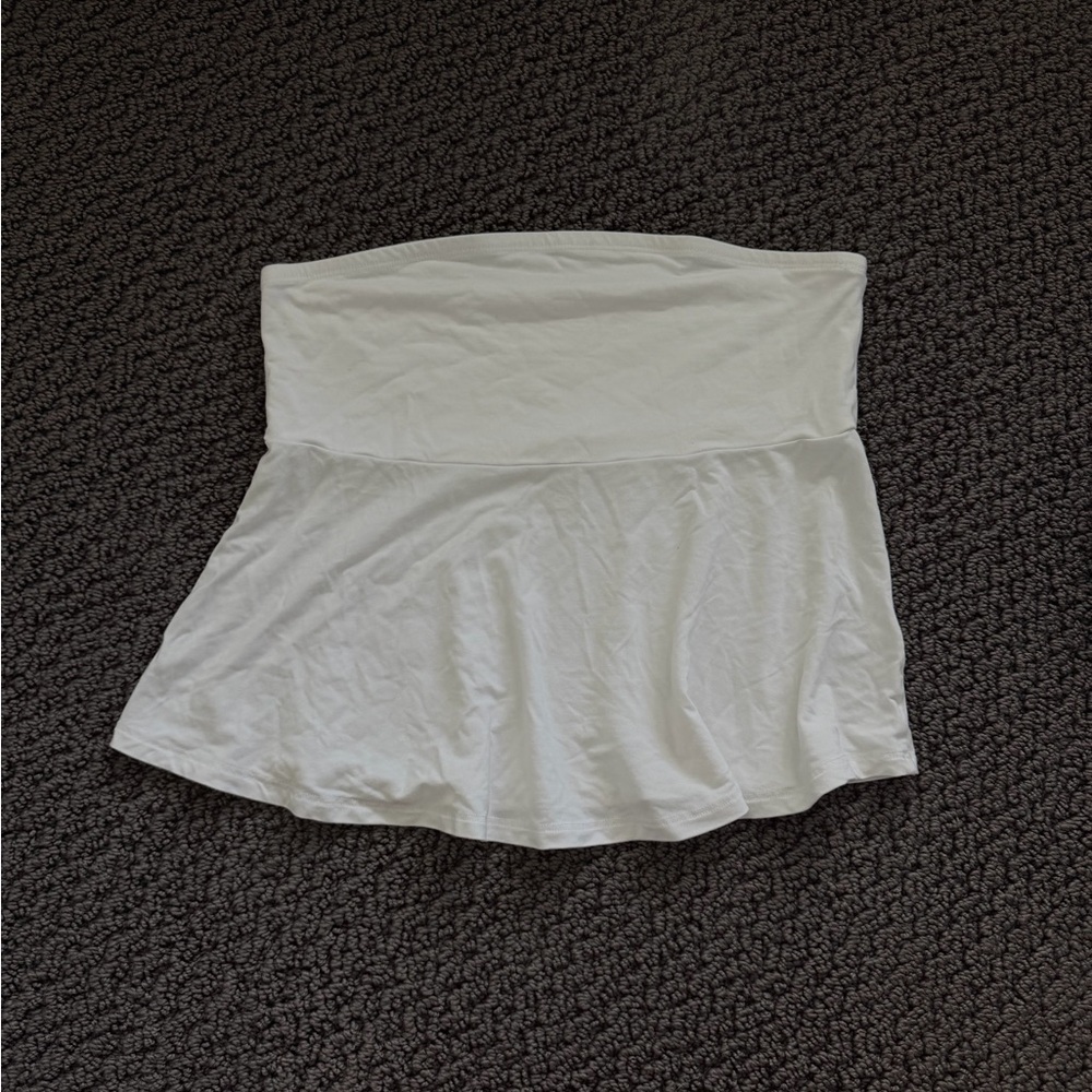 John Galt Flowy Halter Top - White